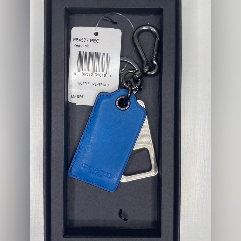 Authentic COACH Bottle Opener Key Ring